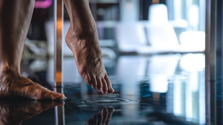 Vand fod på vej ned